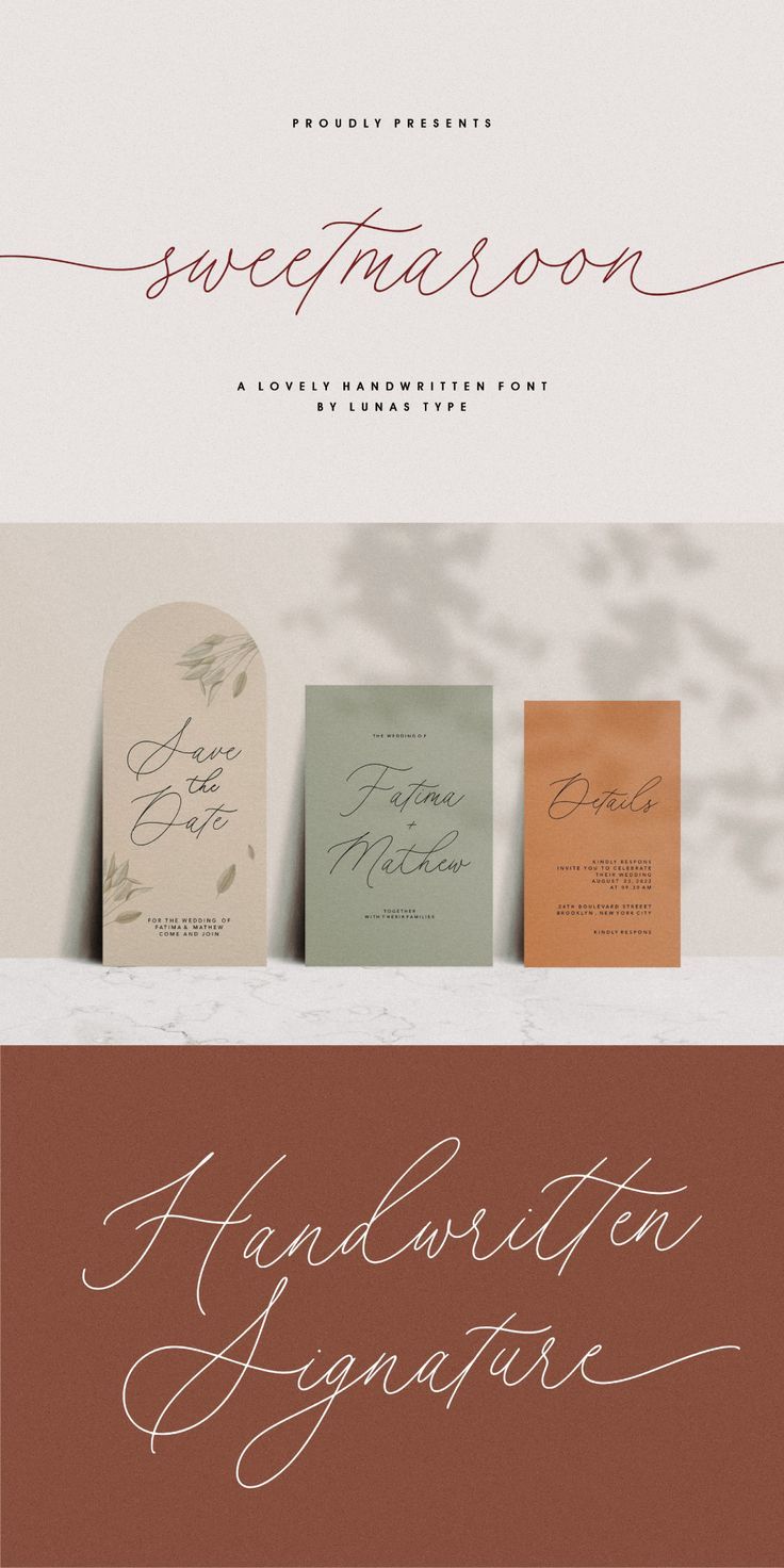 Sweetmaroon A Lovely Handwritten Font