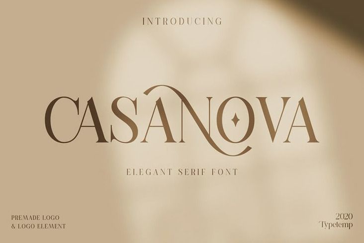 Casanova Elegant Serif Font — Dafont Free