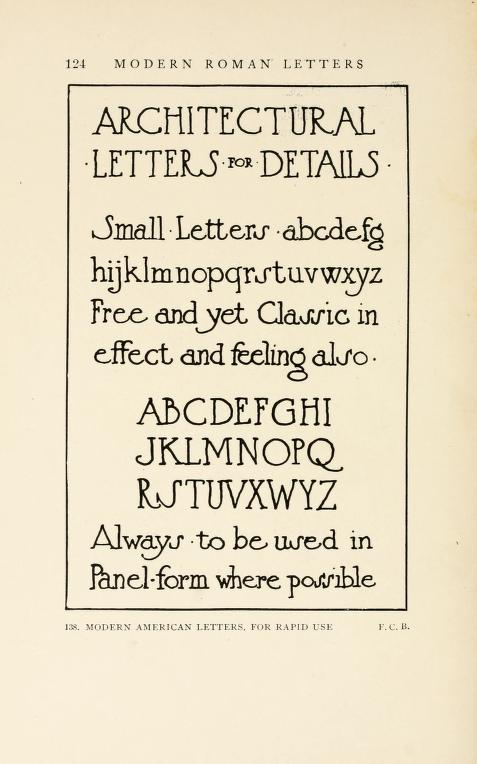 Letters & lettering; a treatise with 200 examples : Brown, Frank Chouteau, 1876- : Free Download, Borrow, and Streaming : Internet Archive