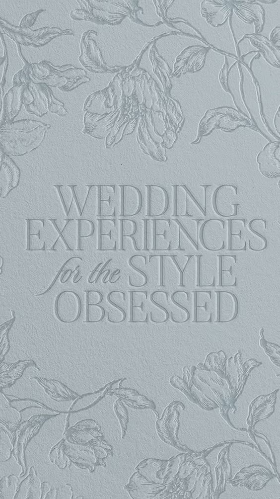 🤍Floral Letterpress Tagline Mock-up Design for a Semi-Custom Brand