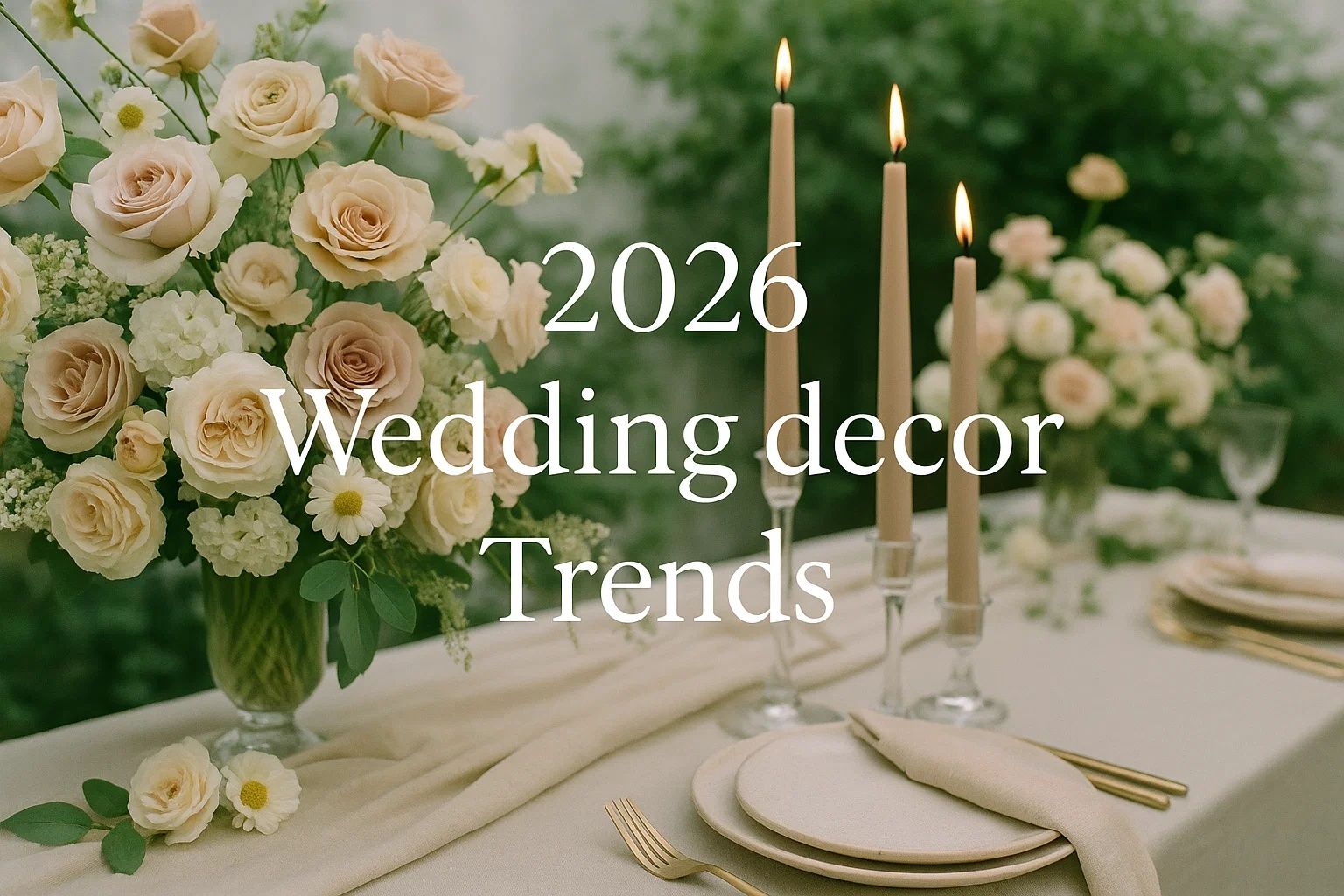 🎈2026 Wedding Decor Trends and Buying Guide💖