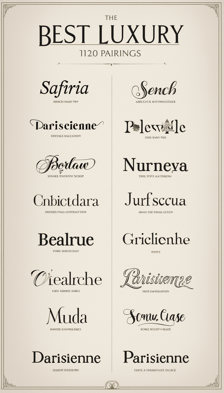 Explore Elegant Fonts: Top Picks for Your Next Design Project