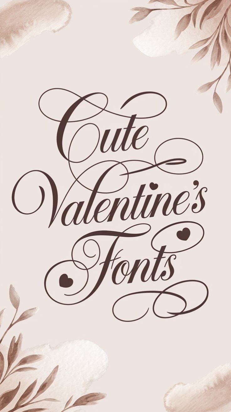 16 Adorable Fonts to Make Your Valentine’s Day Extra Special 💌