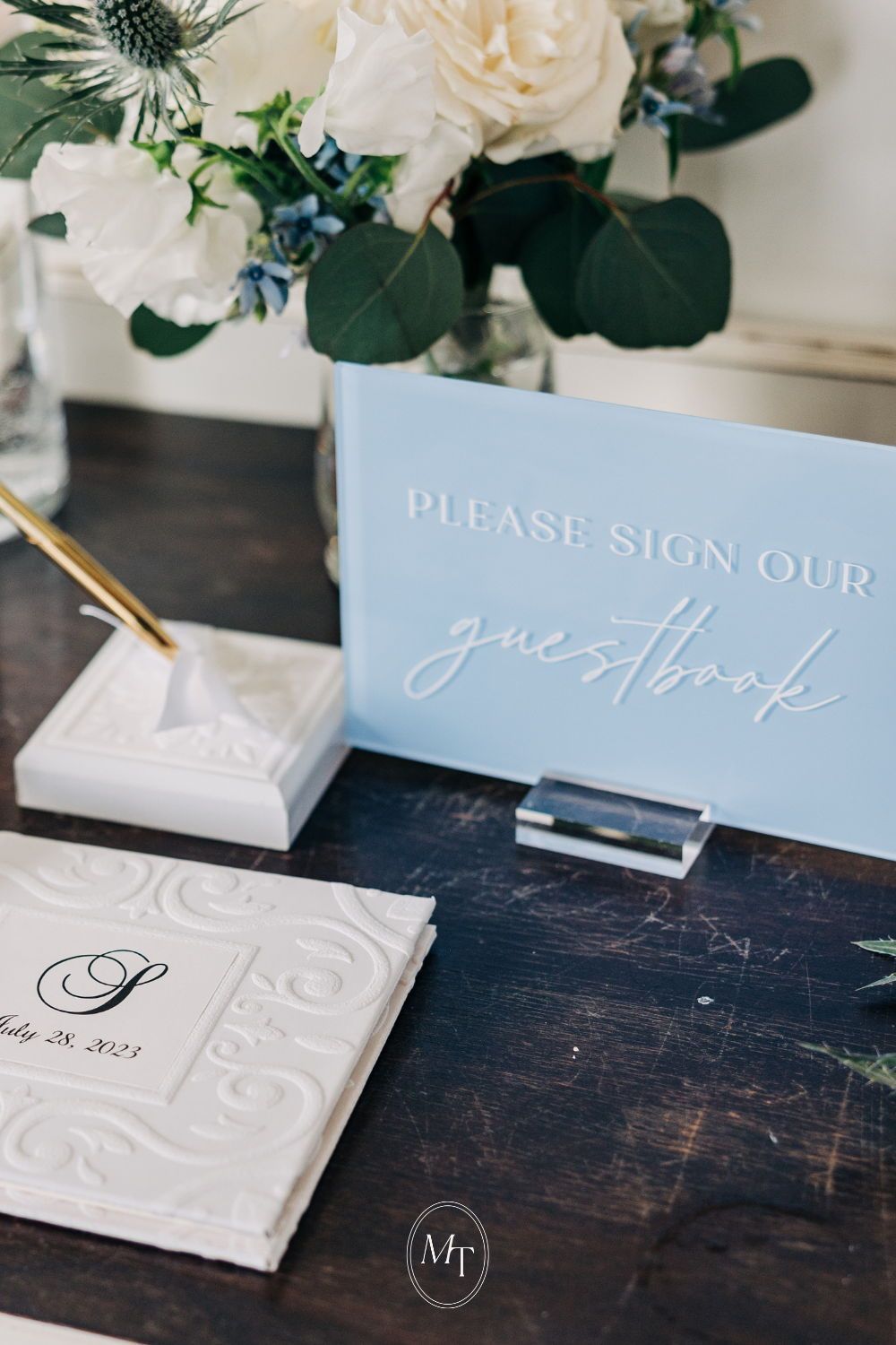Acrylic Guestbook Sign for Wedding Receptions | Made & True