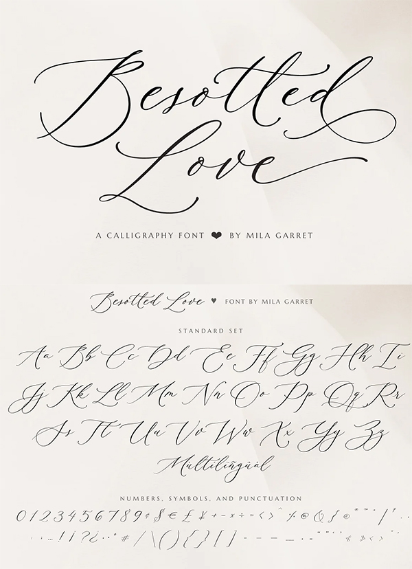 25+ Beautiful Wedding Fonts | Graphic Design Junction