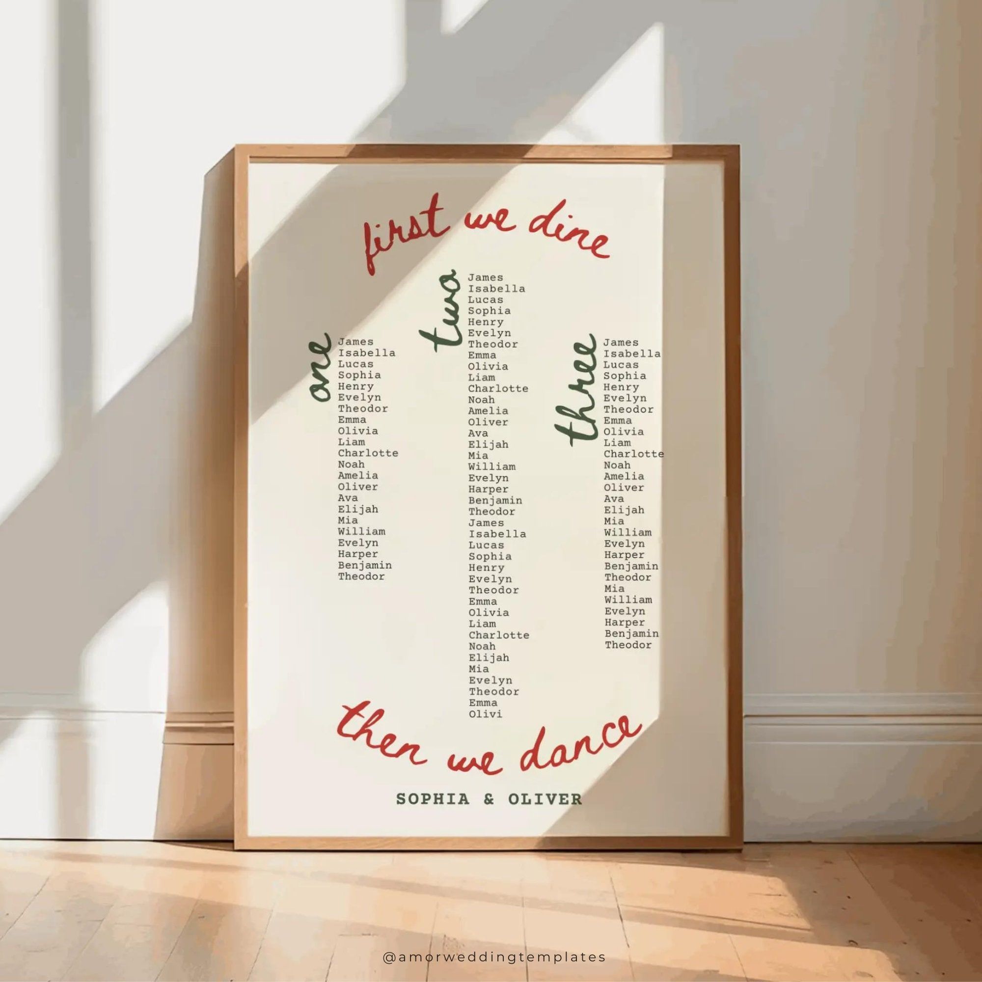 Whimsical Wedding Seating Chart Sign Template Seating Chart Board Wedding Printed Guest Seating C…