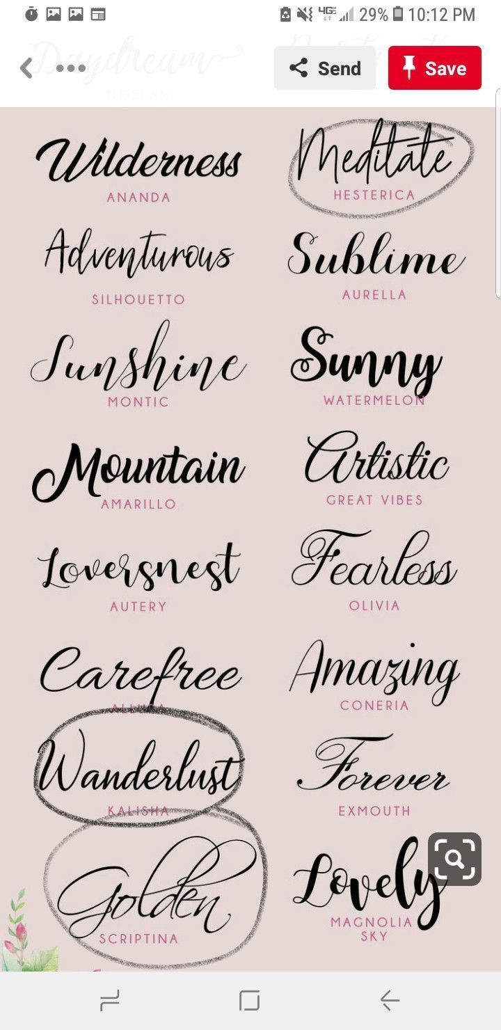 Elegant Cursive Fonts