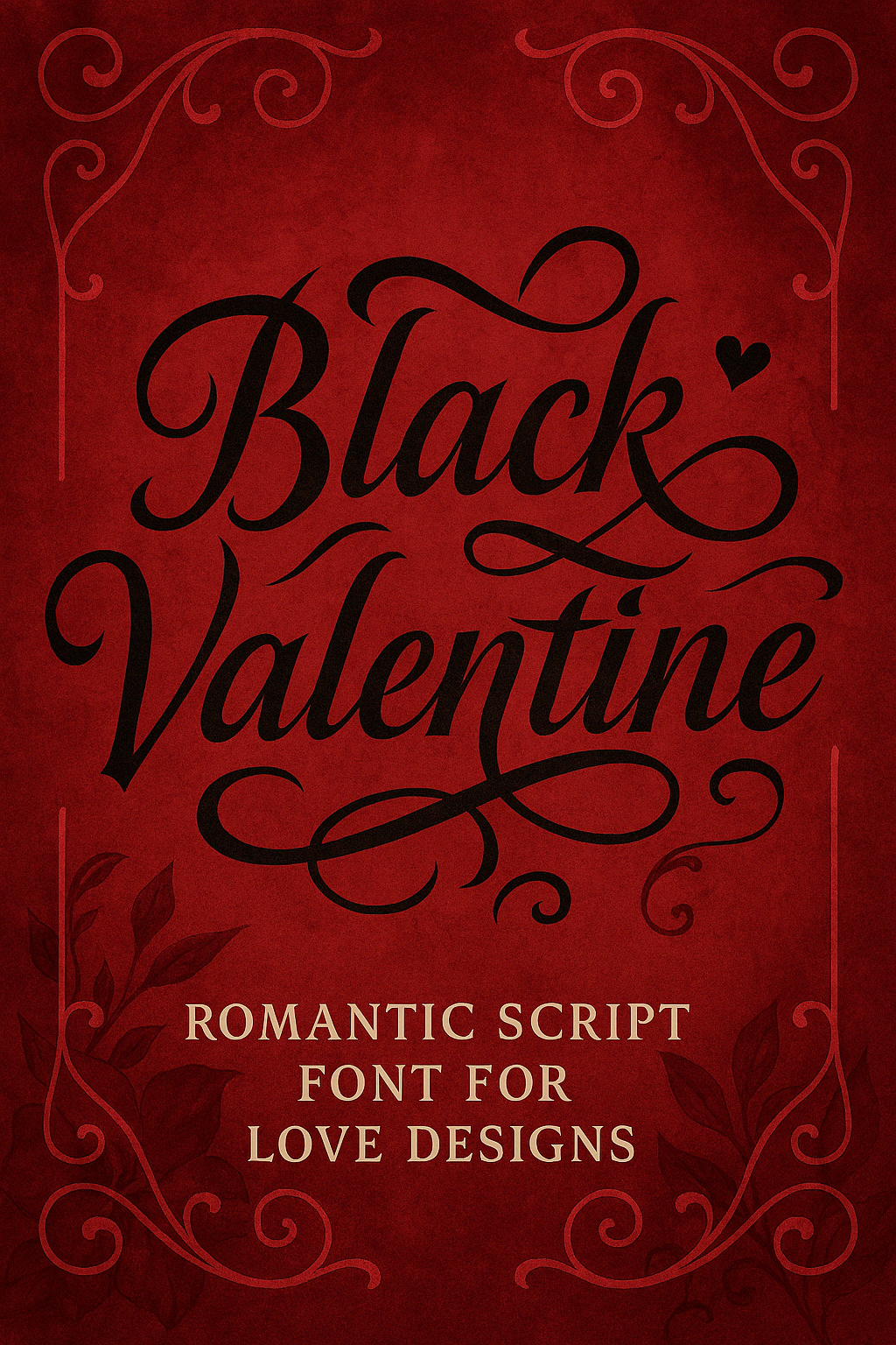 Romantic Gothic Script for Elegant Wedding and Love-Themed Designs