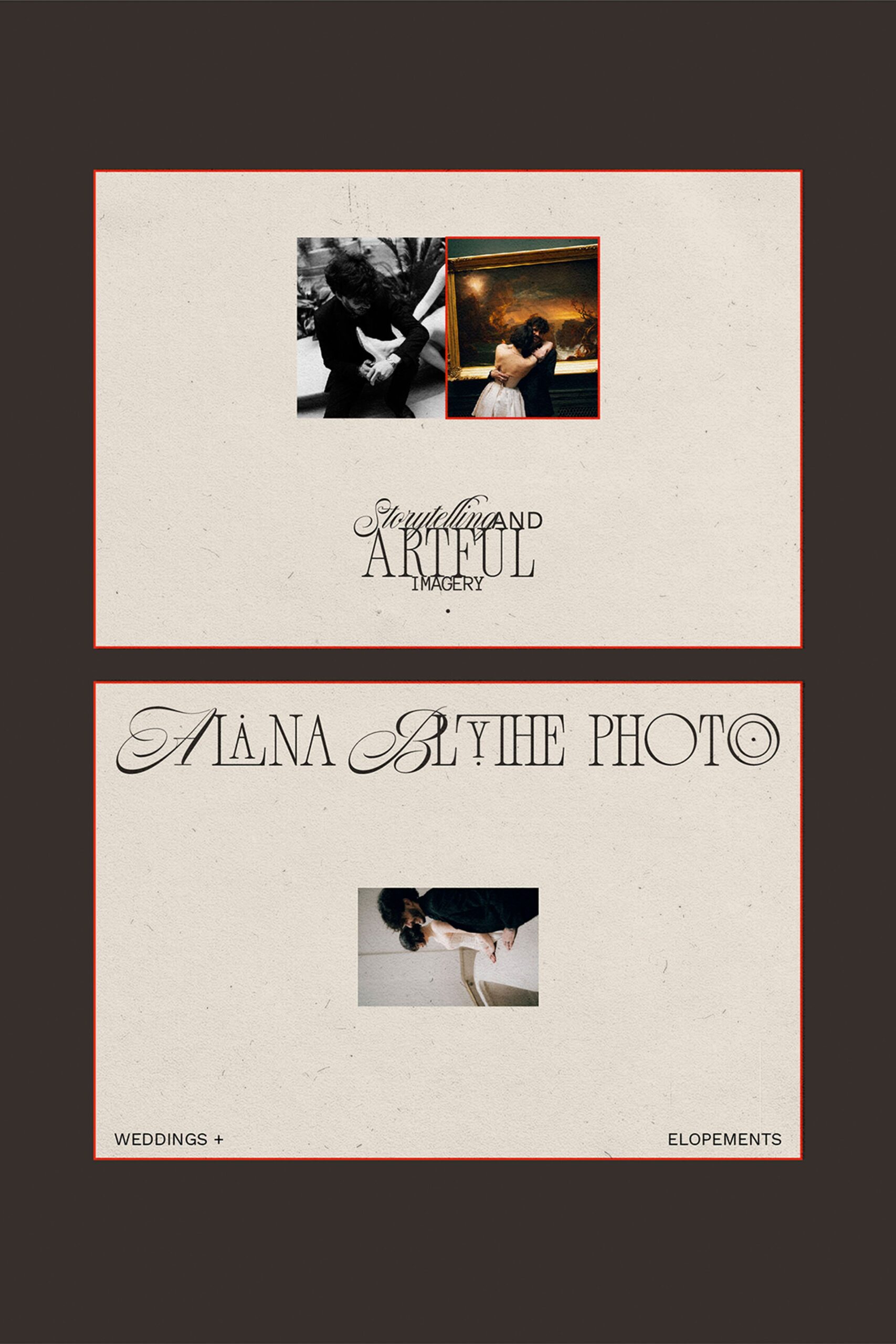 Artful and Unexpected Photographer Branding