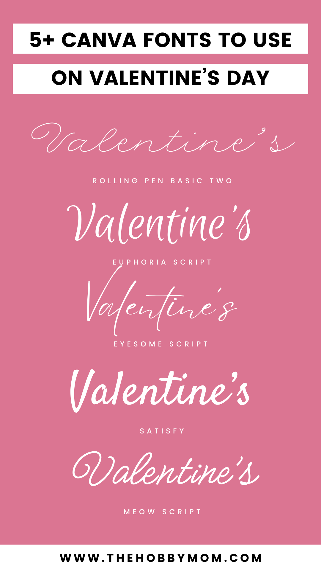✍️ Romantic Canva Fonts: Sweet Script Styles