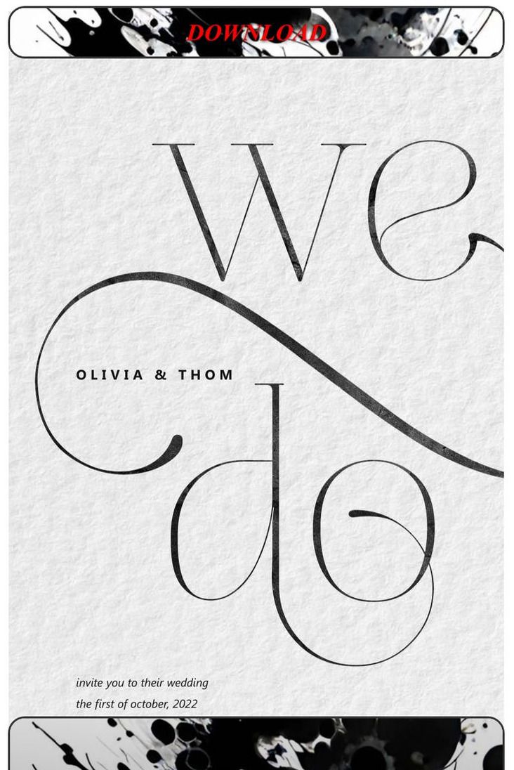 Elegant Dark Green Wedding Invitation Suite