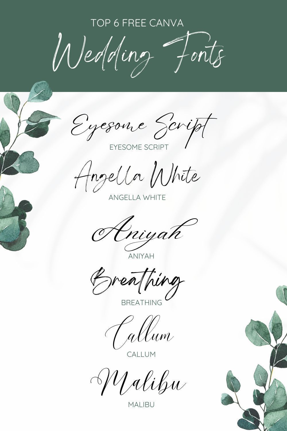 Elevate Your Wedding Design: Free Canva Wedding Fonts 💖✨