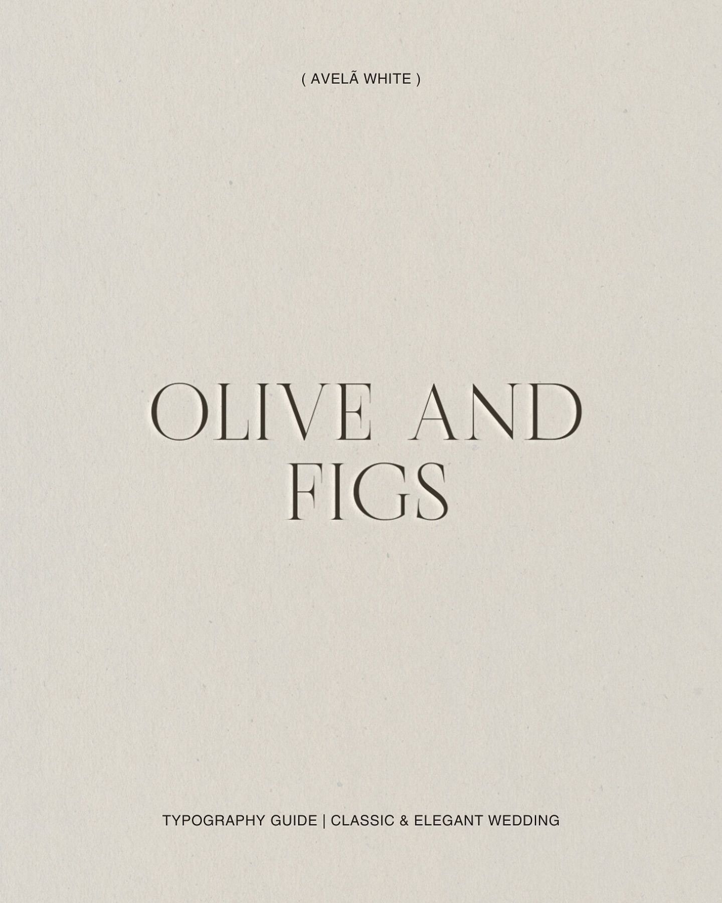 Wedding Typography Guide. Part 1: Classic & Elegant Weddings Choosing the right