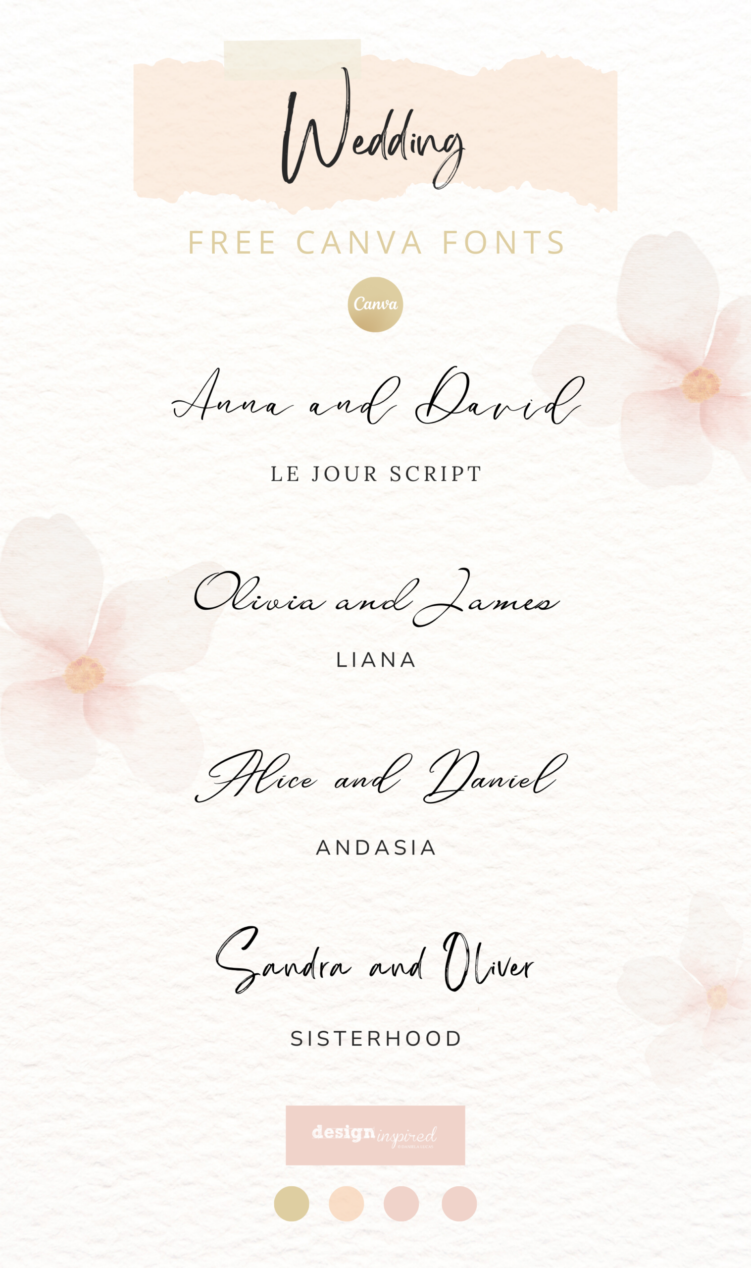 Free Canva Wedding Fonts — Design Inspired