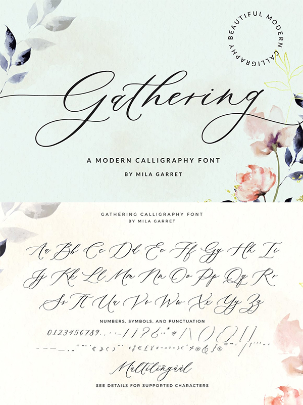 25+ Beautiful Wedding Fonts | Graphic Design Junction