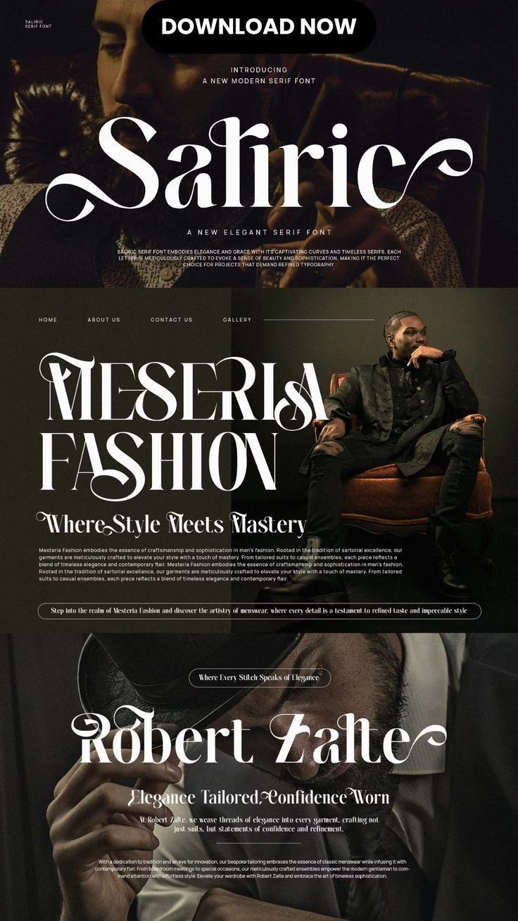 10 Elegant Fonts Free for Your Retro Aesthetic Design Ideas