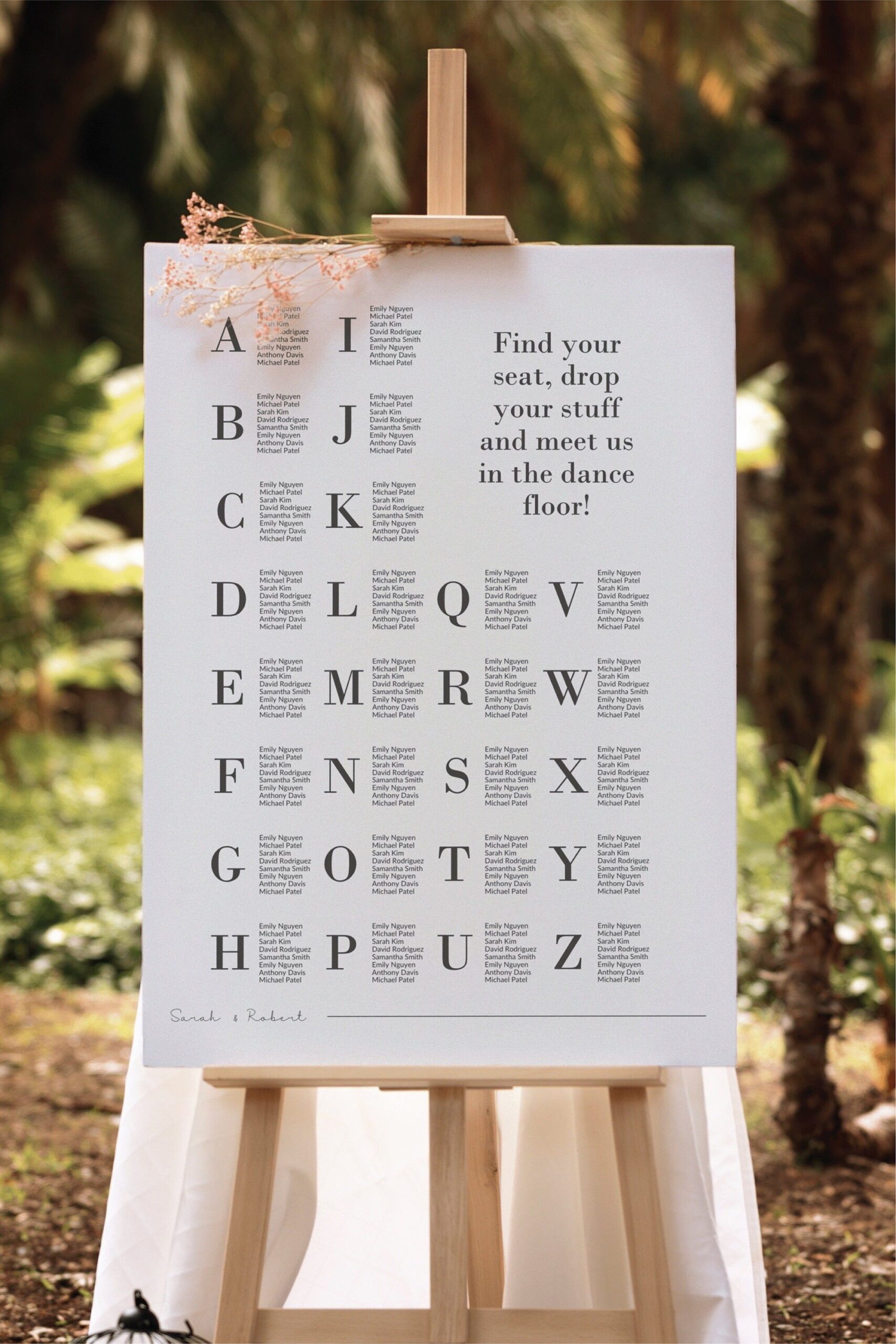 Custom Seating Chart Template Wedding Seating Chart Wedding Template Seating Chart Alphabetical Seating Chart Printable Seating Chart Sign — Etsy