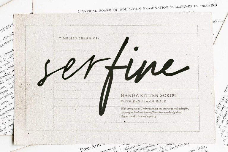 Serfine Font
