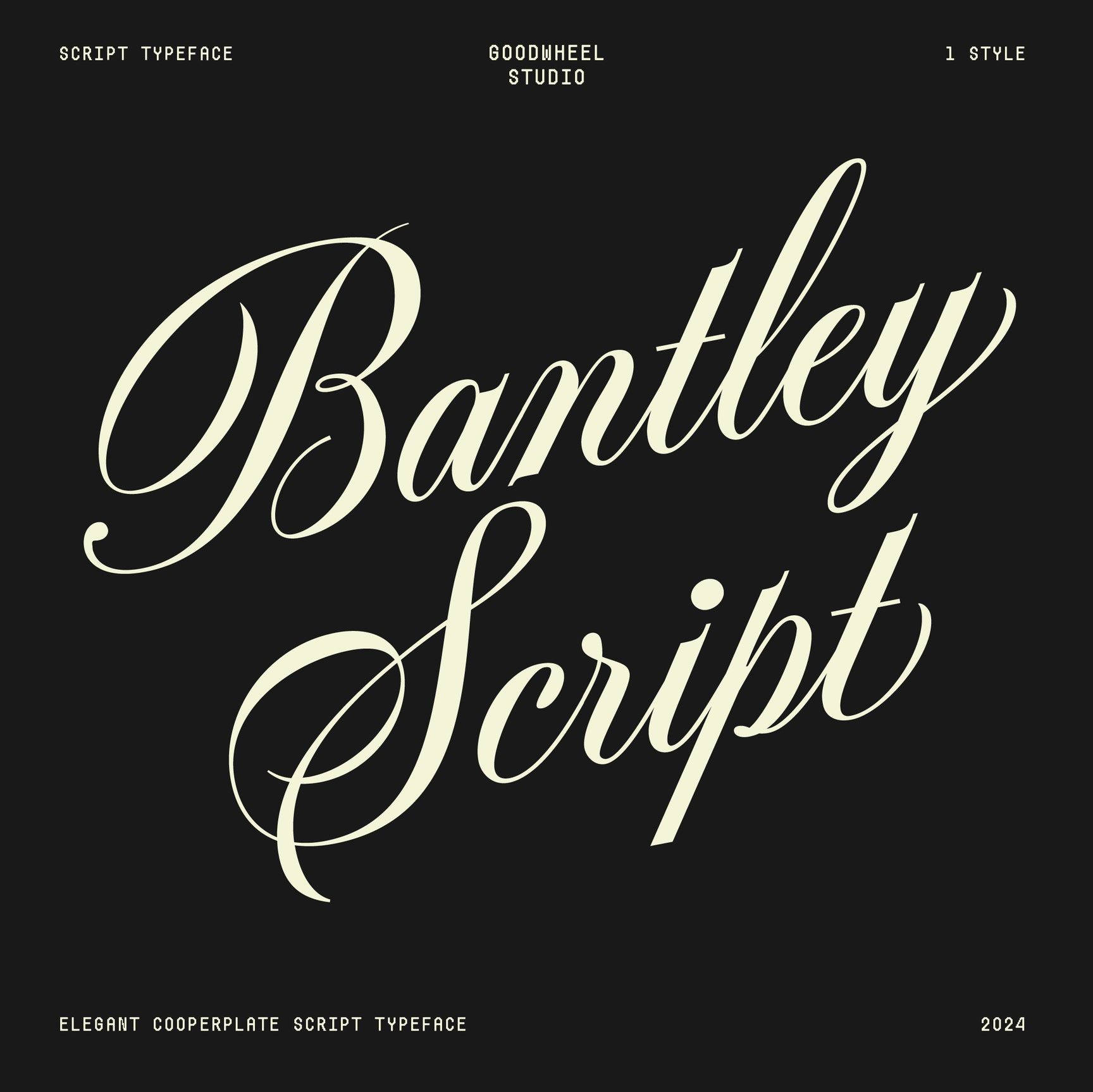 Vintage Fonts — Bantley Script