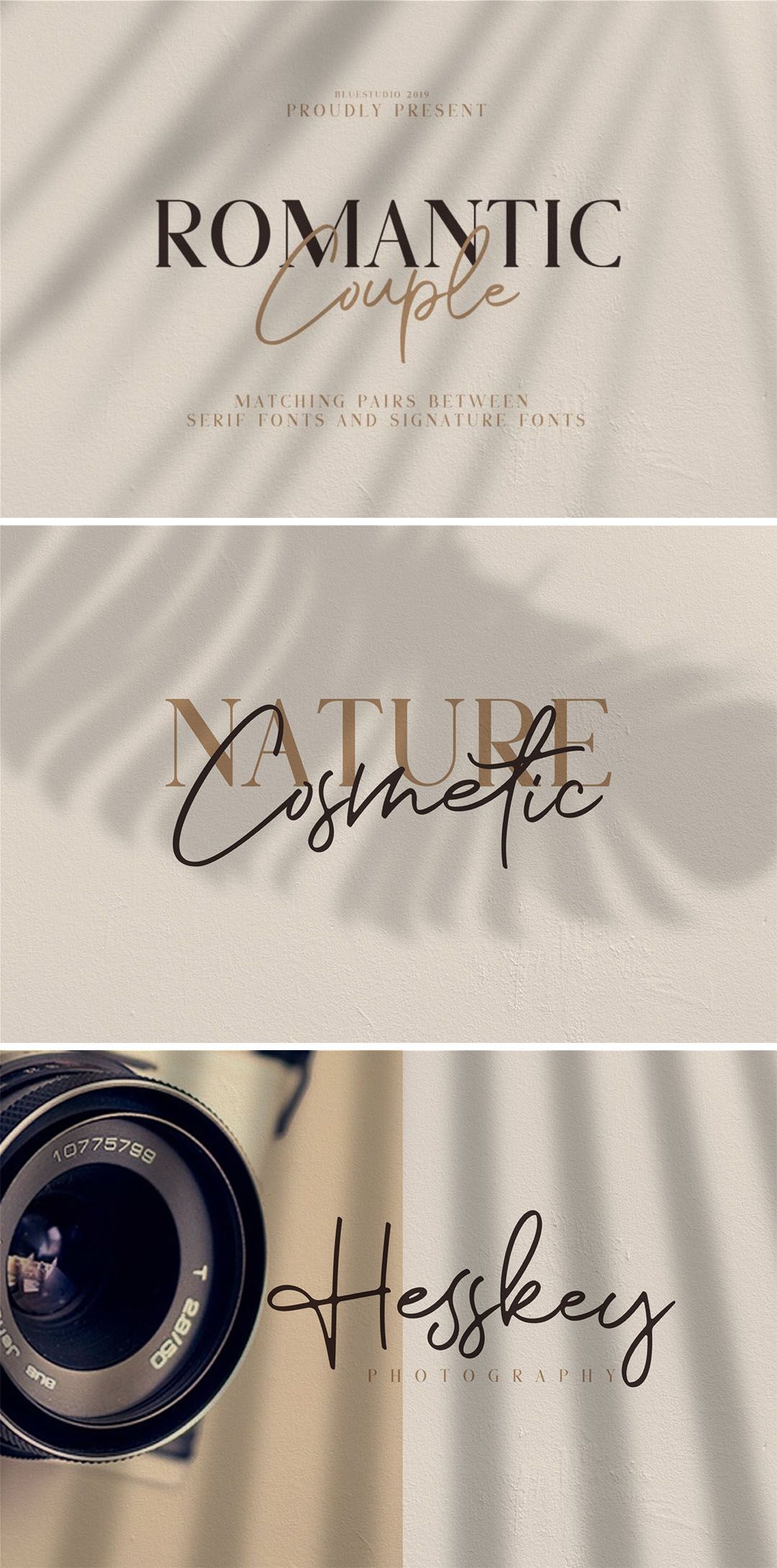 Romantic Couple Font Duo