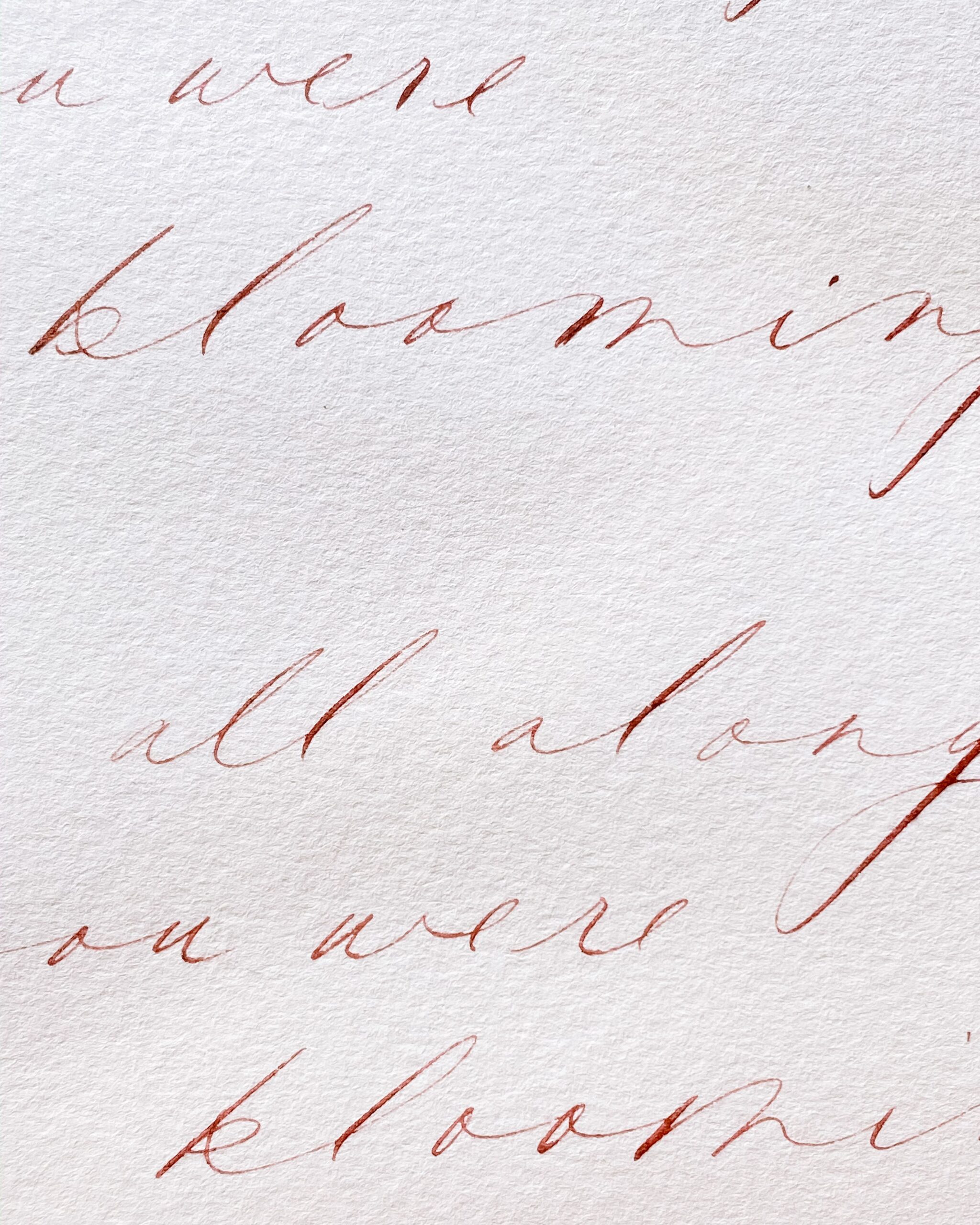 Romantic Calligraphy