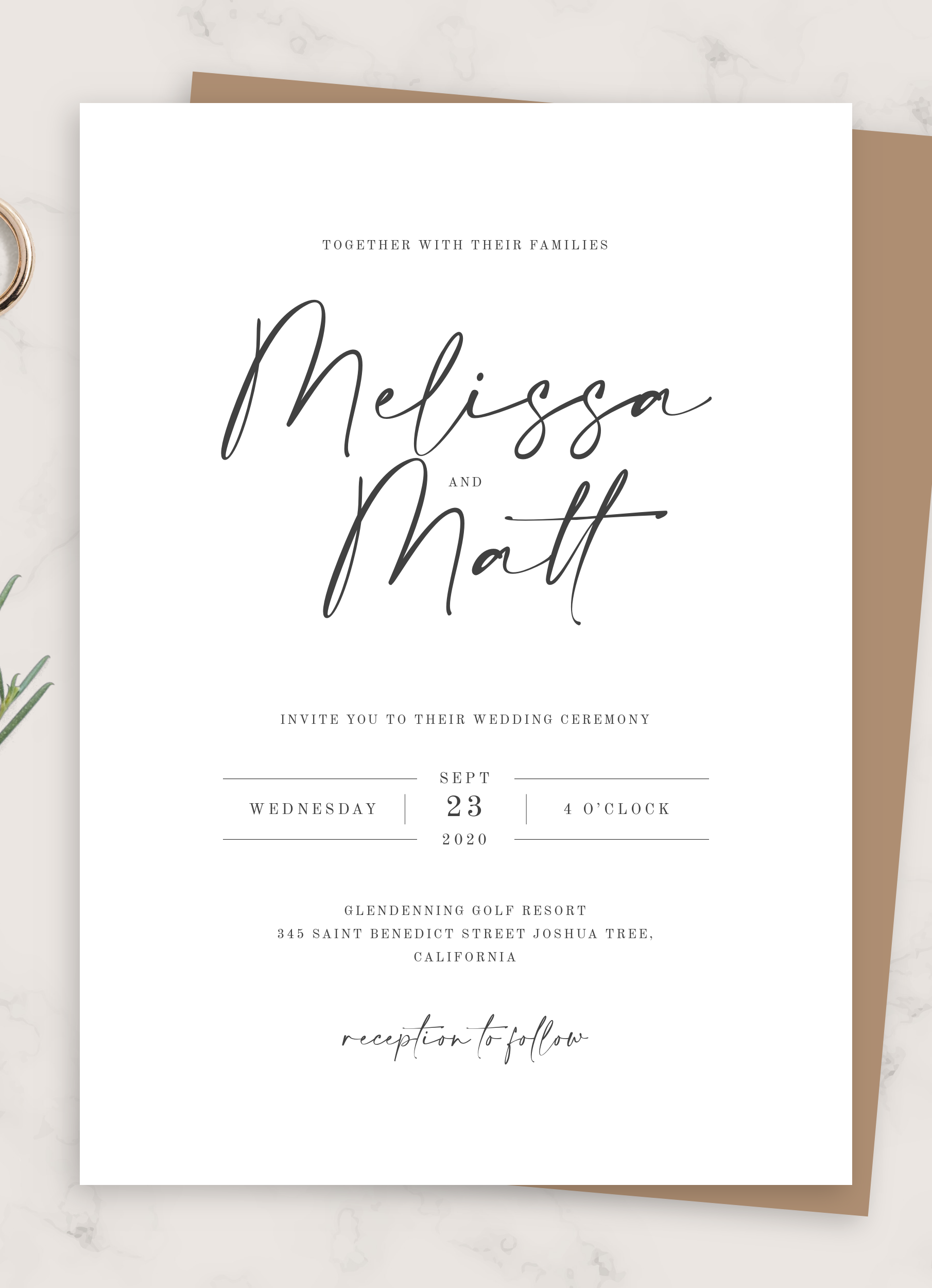 Elegant Script Fonts for Memorable Wedding Programs