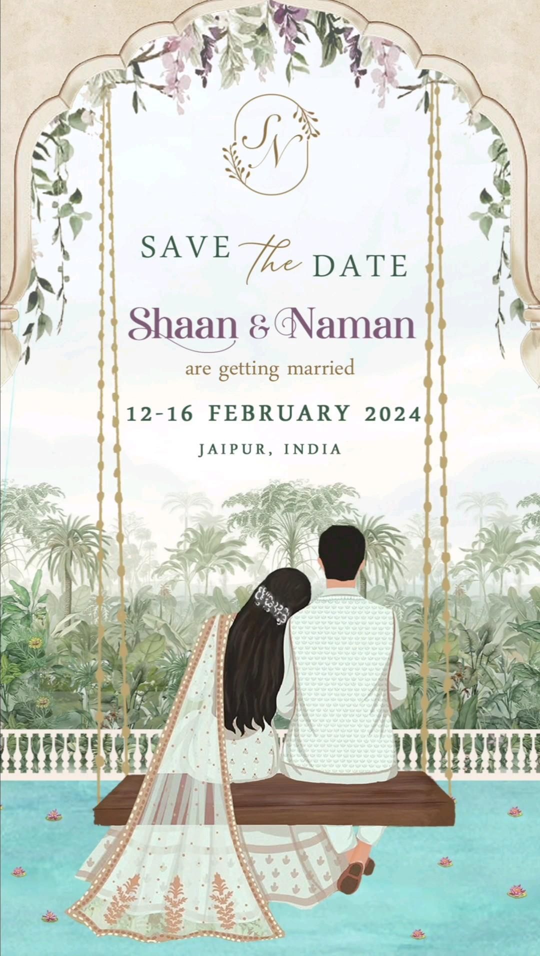 Wedding Video Invitation| Save the Date Invitation