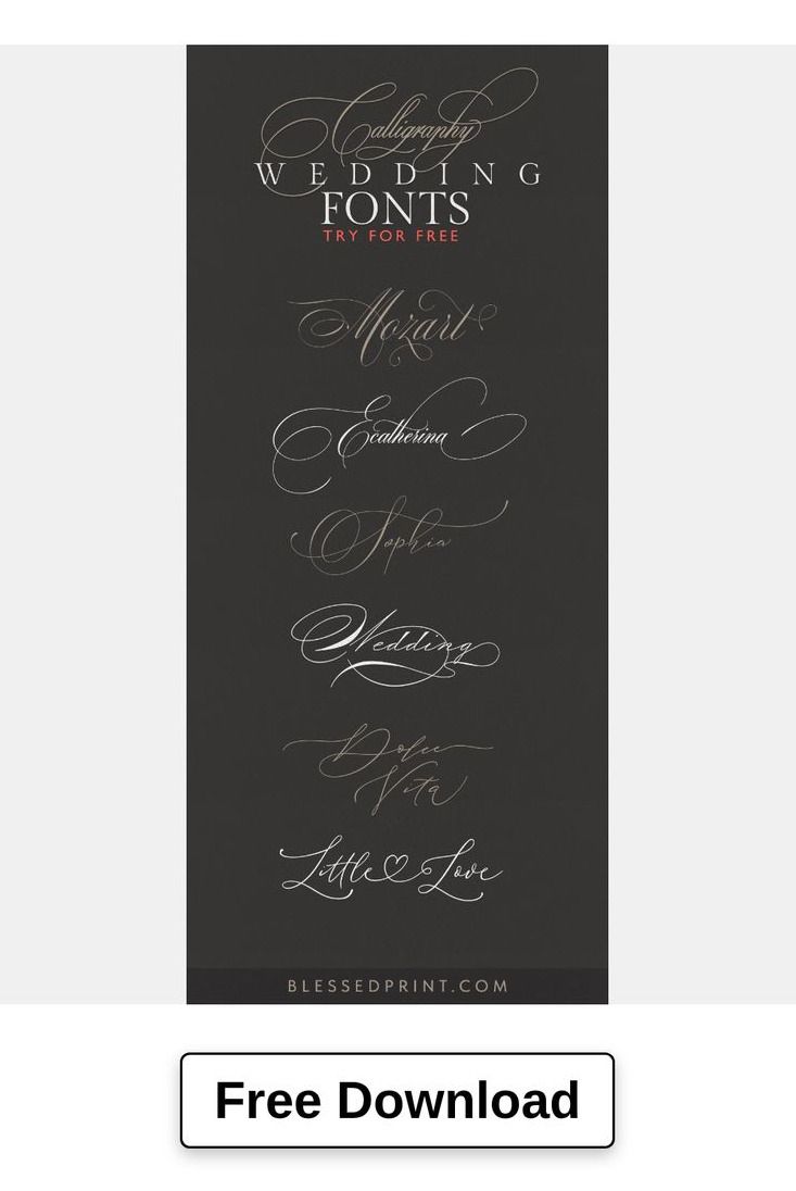 Download free demo fonts | Font shop — Blessed Print