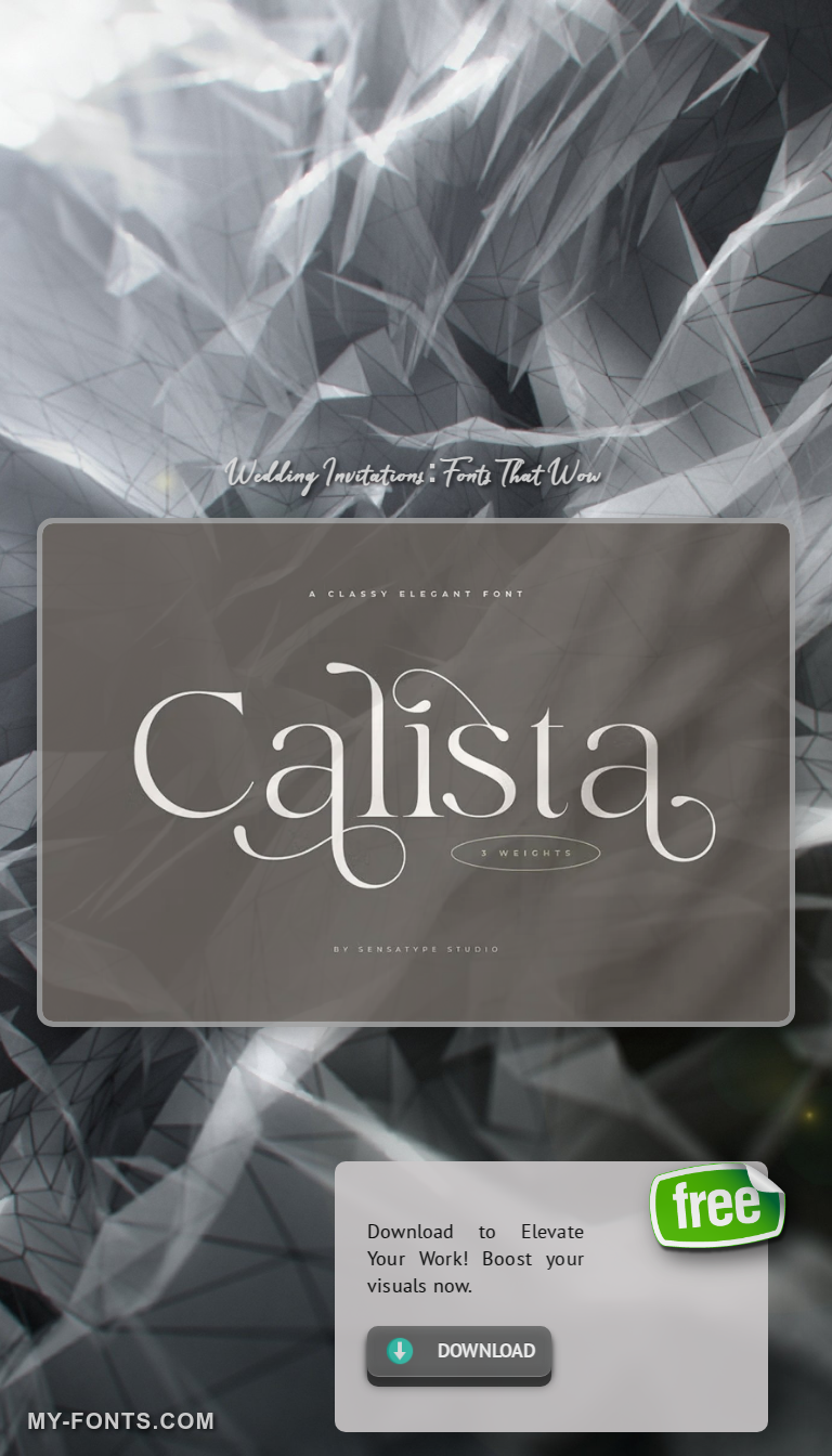 Feminine Typography Elegant Font Combinations: Free Download!