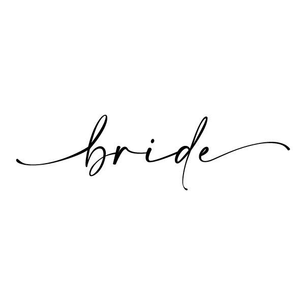 Script de la mariée — SVG, PNG, PDF (téléchargement numérique)