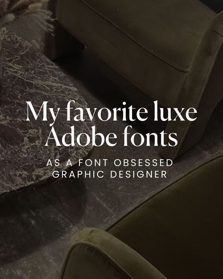 Luxe Canva fonts
