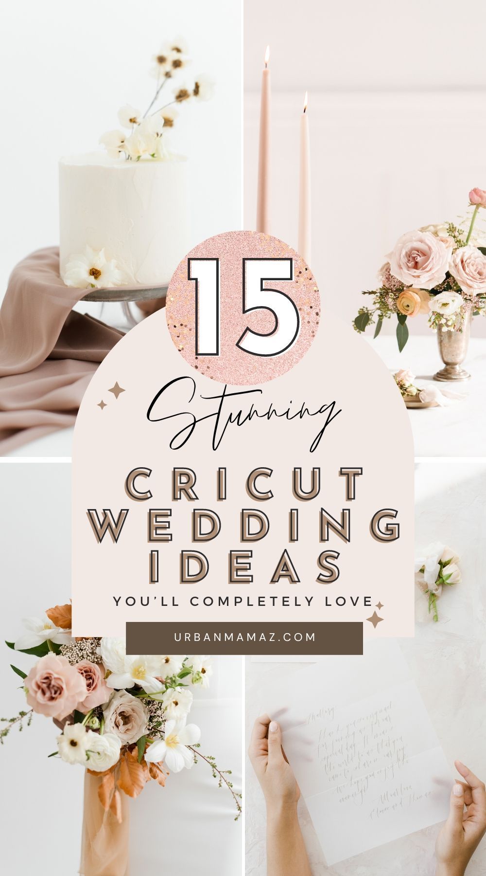 15 Insanely Gorgeous Cricut Wedding Ideas We Love the Most