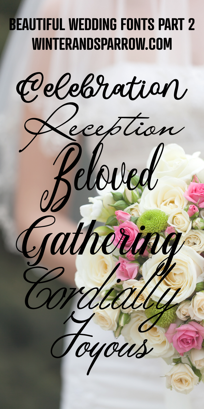 20 {More} Beautiful Wedding Fonts: Calligraphy + Hand-Lettered [free-personal