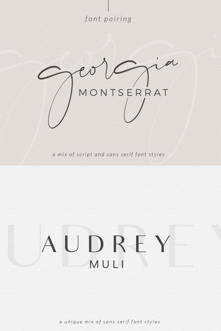 Font Pairings