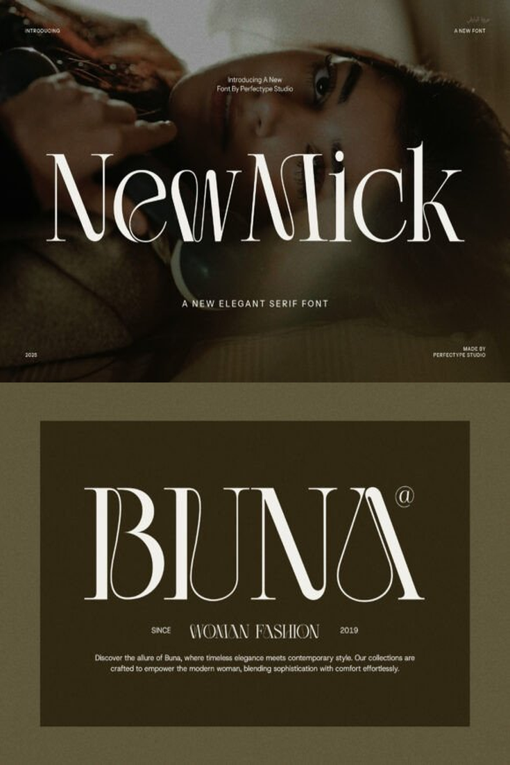 BUNA: Elegant Serif Font for Modern Branding