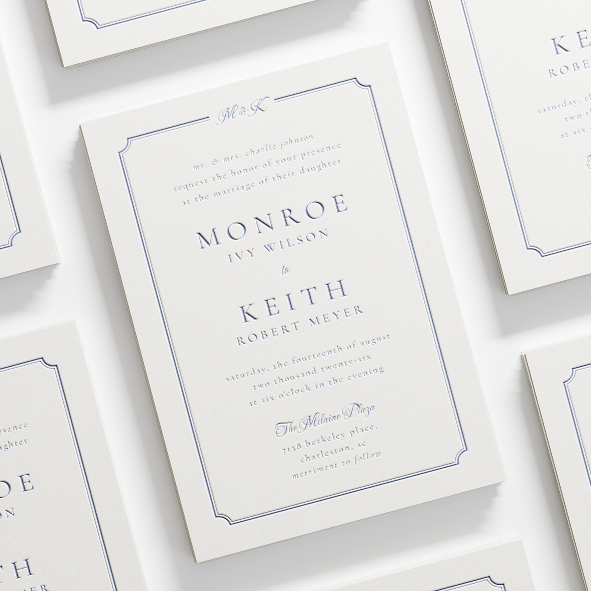 10 Letterpress Wedding Invitations