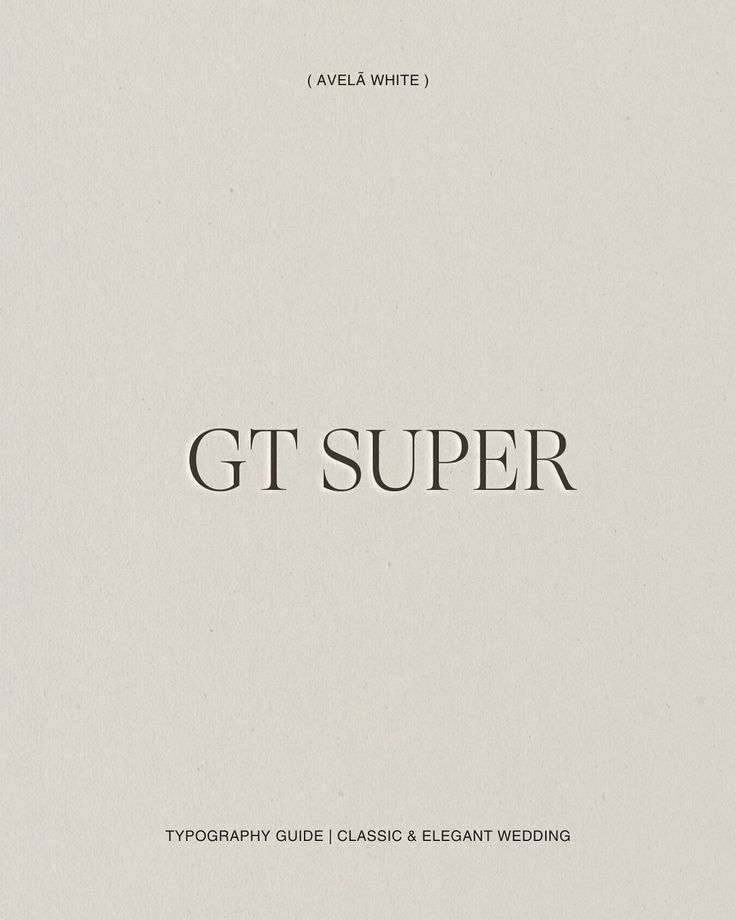 Wedding Typography Guide. Part 1: Classic & Elegant Weddings Choosing the right font for your…