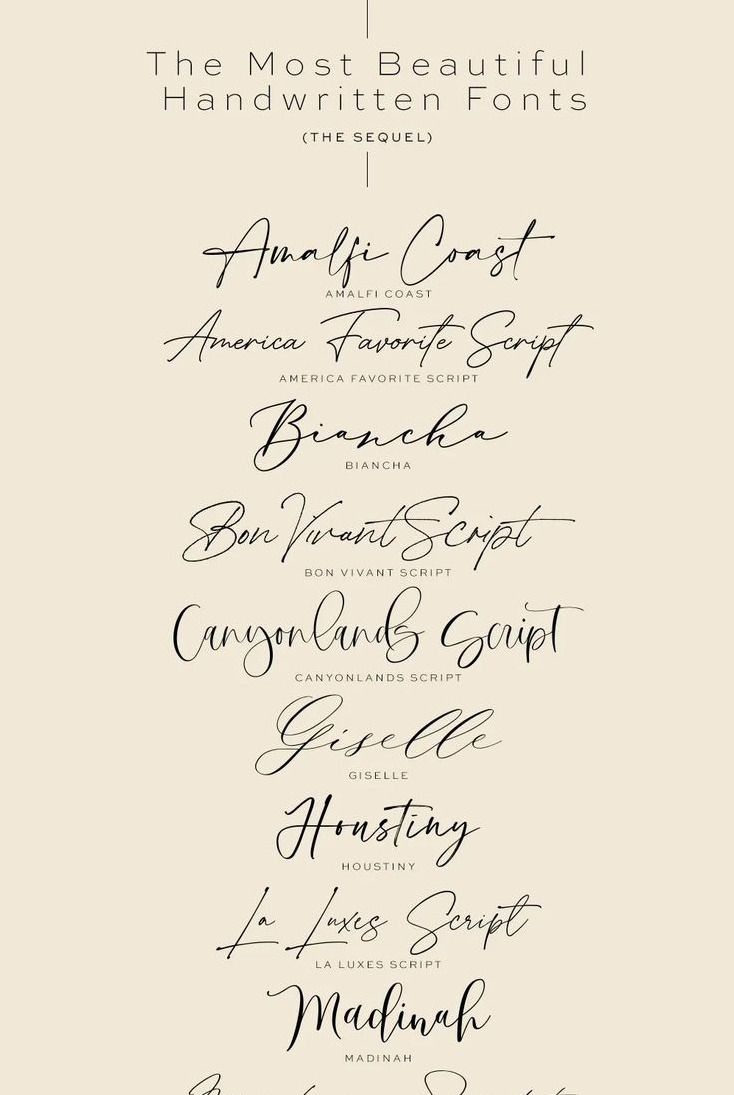 The Most Beautiful Handwritten Fonts (Part 2) — Fancy Girl Design Studio