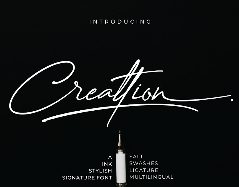 FREE | Creattion Elegant Signature Script FREE | Creattion Elegant Signature Script