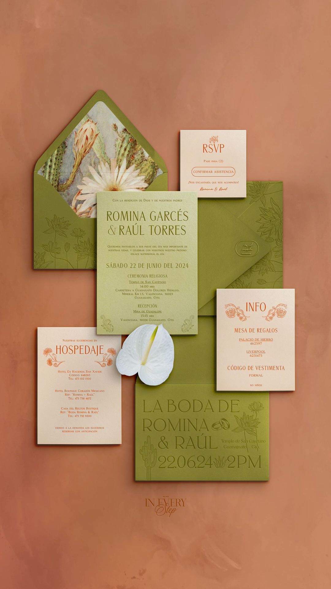 Mexican wedding invitation