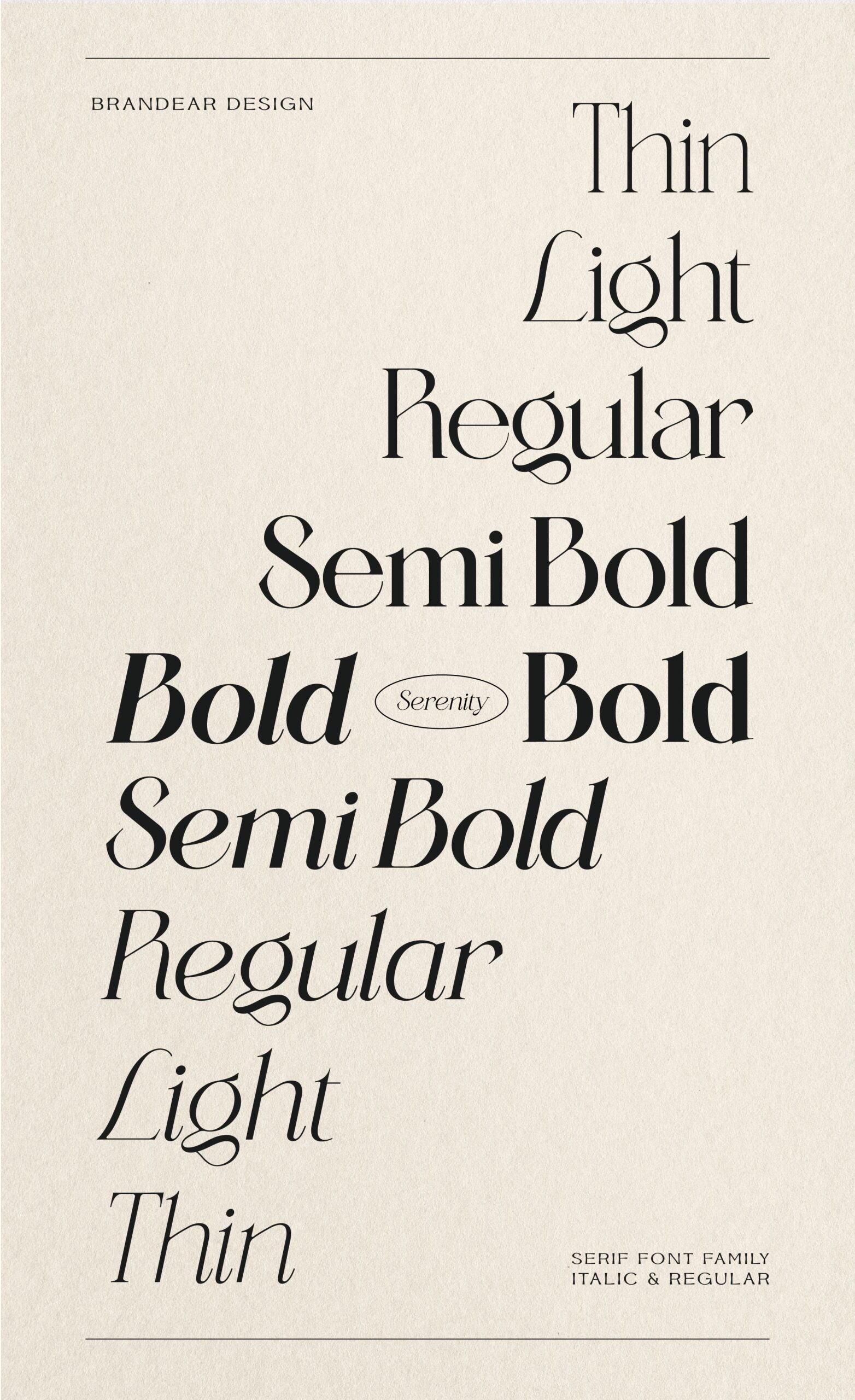 Serenity Serif Font