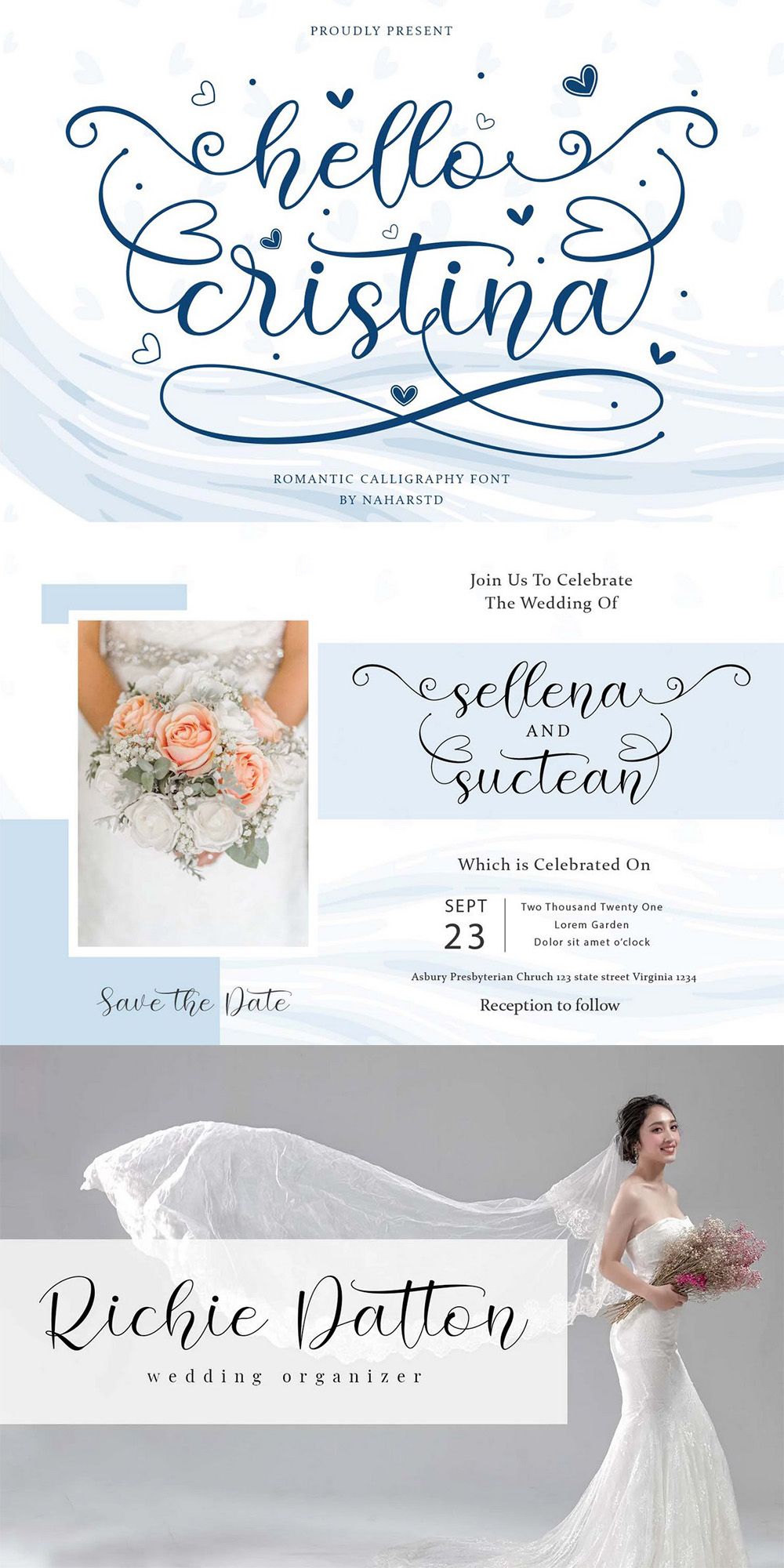 Hello Cristina — Modern Calligraphy Font