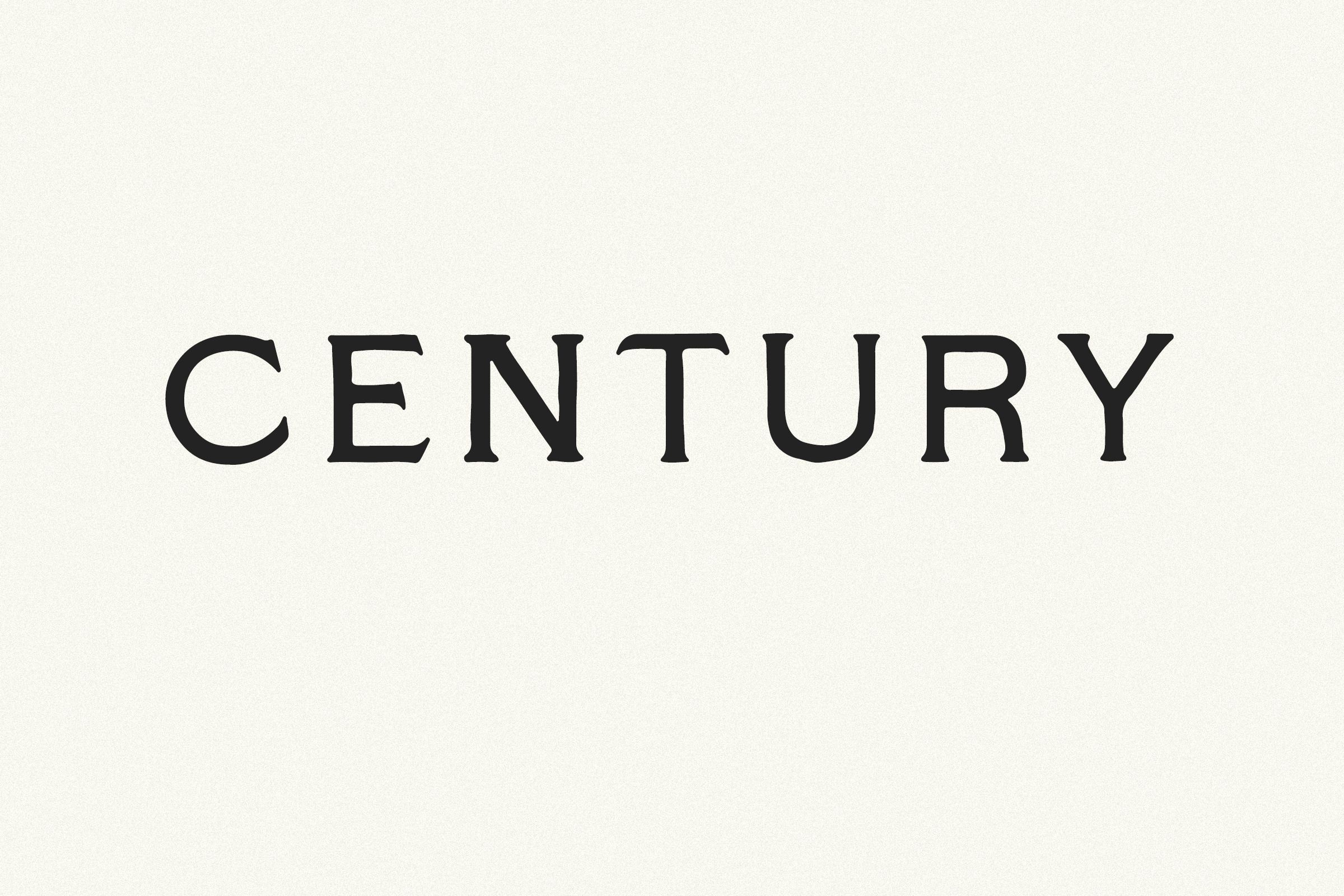 Bold Vintage Serif Font — No09 by Century Library | Creative Market