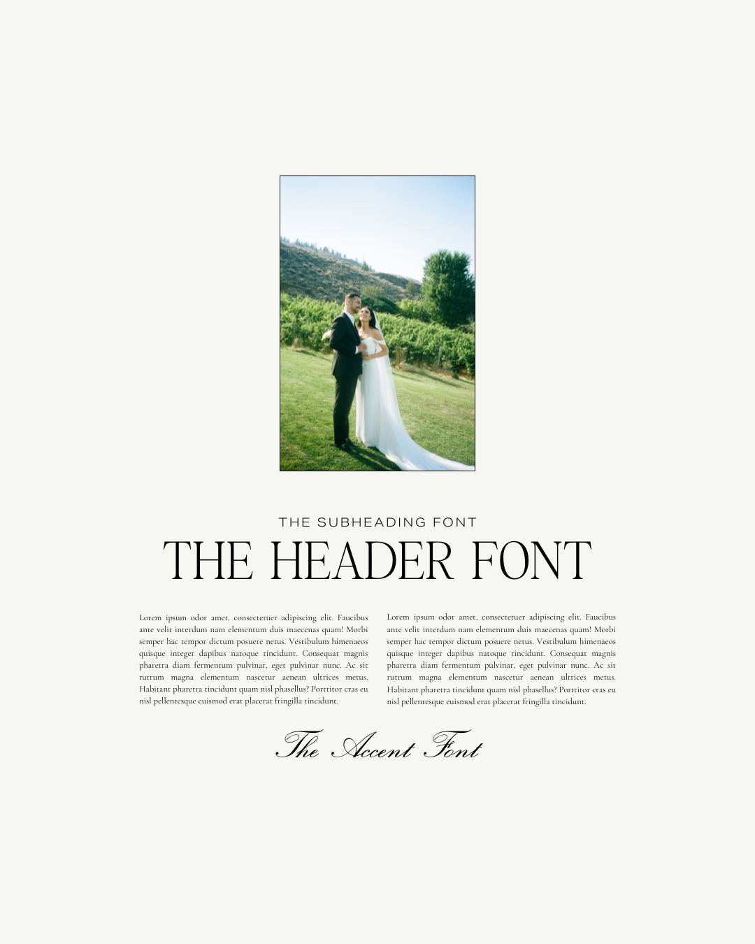 Typography Pairings for Editorial Branding | Luxury Wedding Planner