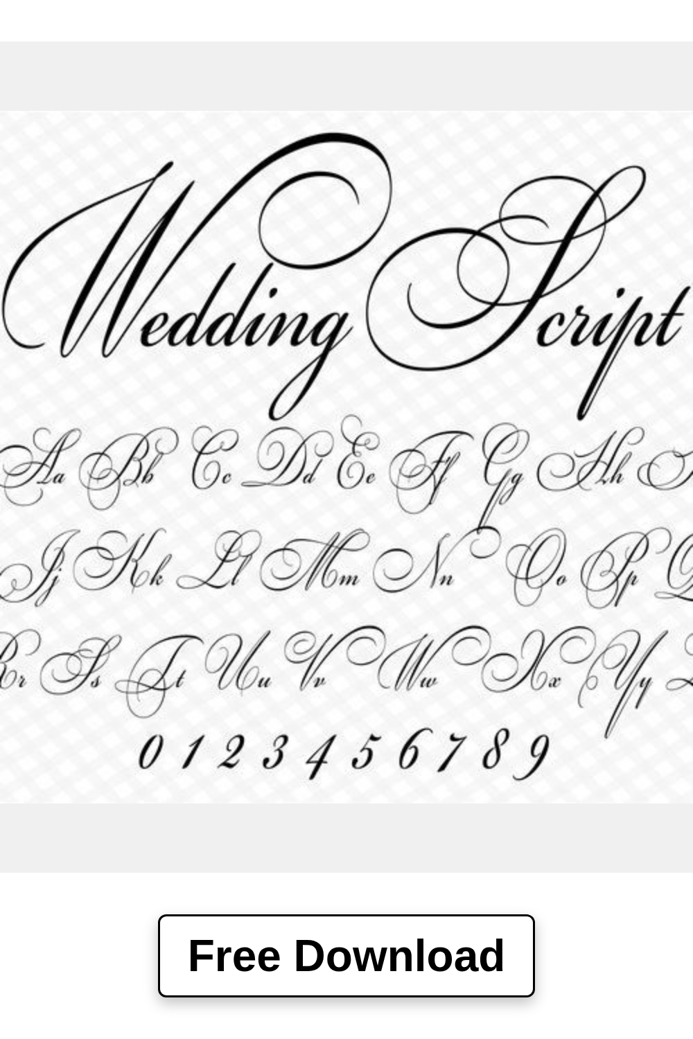 Elegant Script Fonts for Digital Weddings