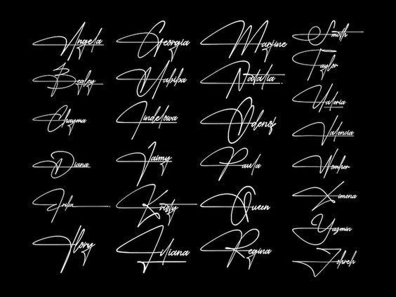 Handwritten & Digital Signature Logo Design from 