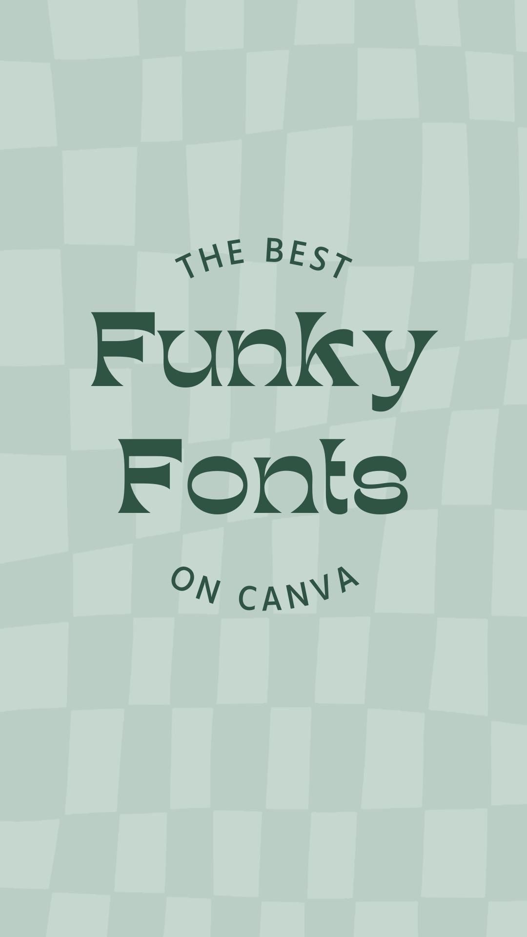 Top Free Funky Fonts for Creative Designs🥰