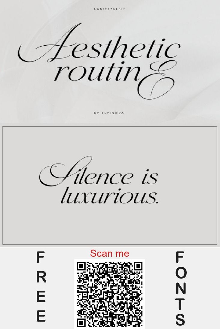 Aesthetic Routine Duo Font