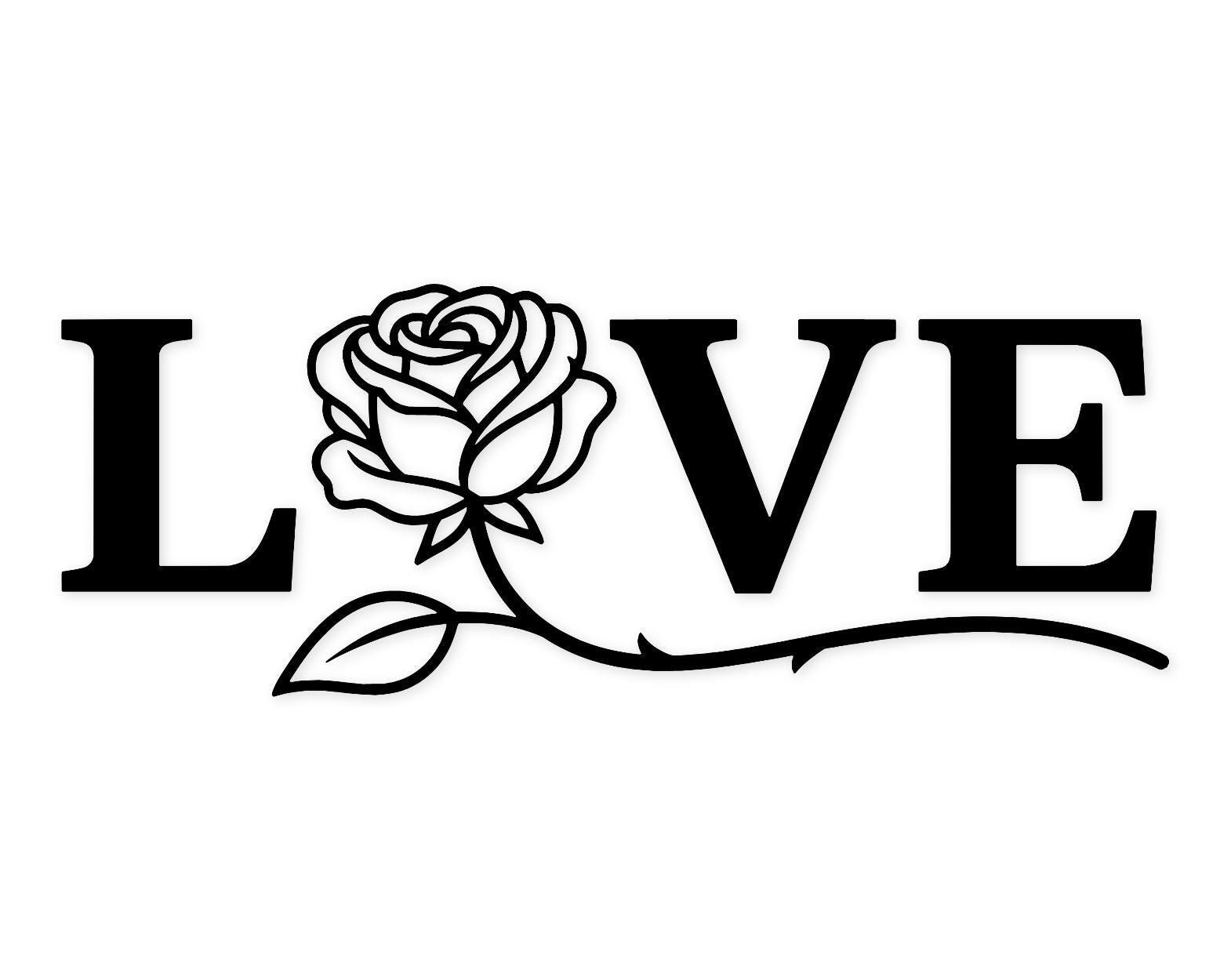 Love typography Svg : style audacieux pour la décoration intérieure