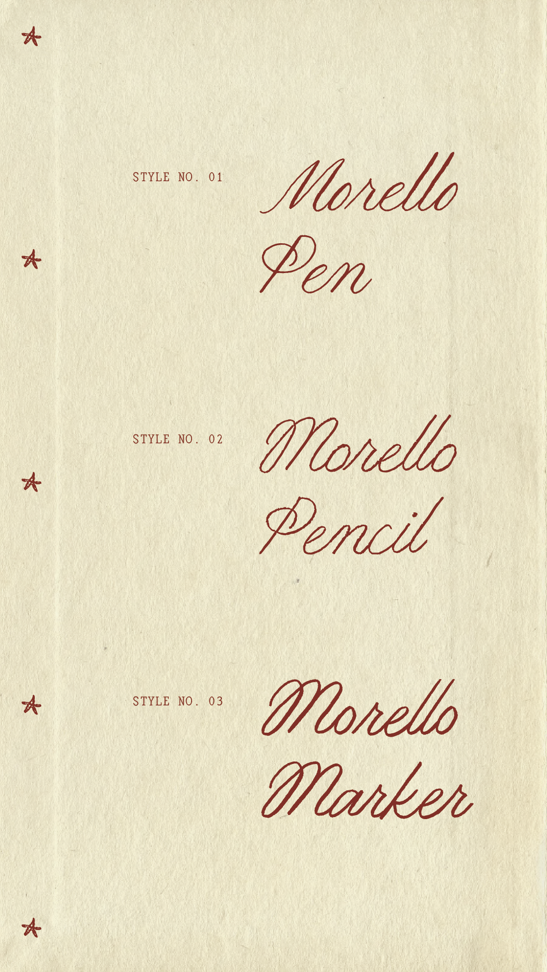 Morello Handmade Script Font